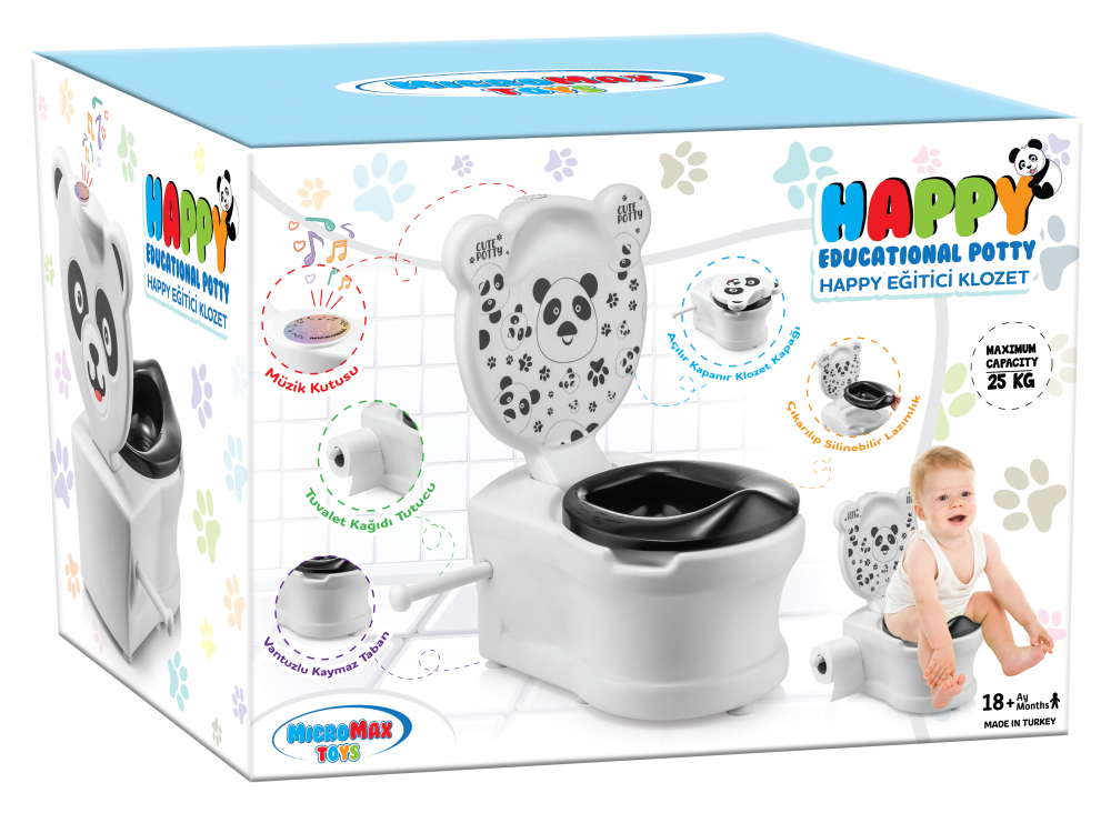 Olita Educationala Happy Panda cu Sunete - imagine 2