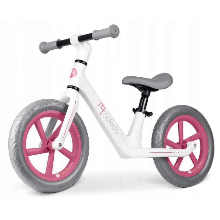 Bicicleta Nukido fără Pedale Roz | Învățare Sigură - imagine 6