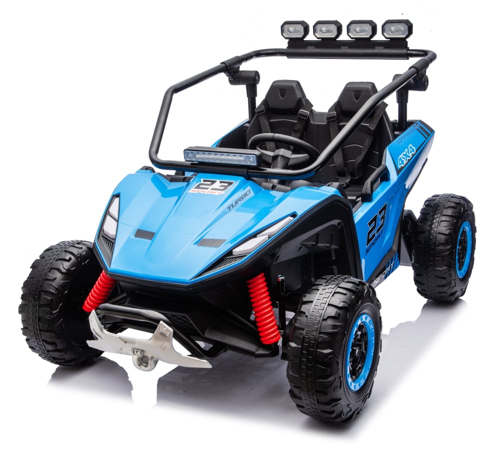 UTV electric pentru 2 copii, Kinderauto Vector Dune-Buggy, 300W, 24V, echipare premium, albastru