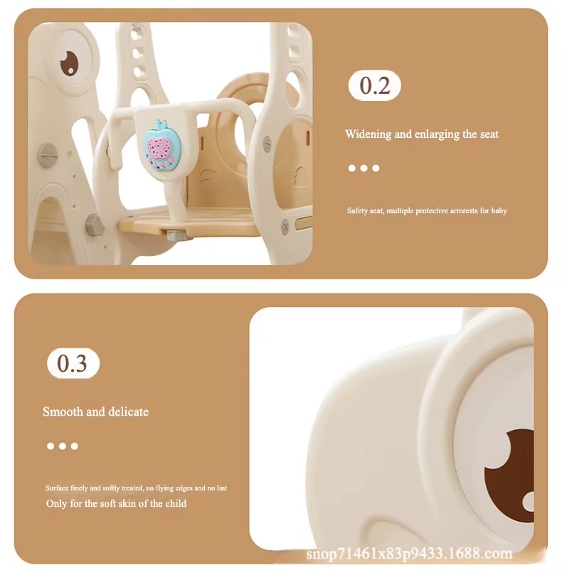 Spațiu Joacă 3in1 Nichiduta Garden Tobogan Leagăn - imagine 6