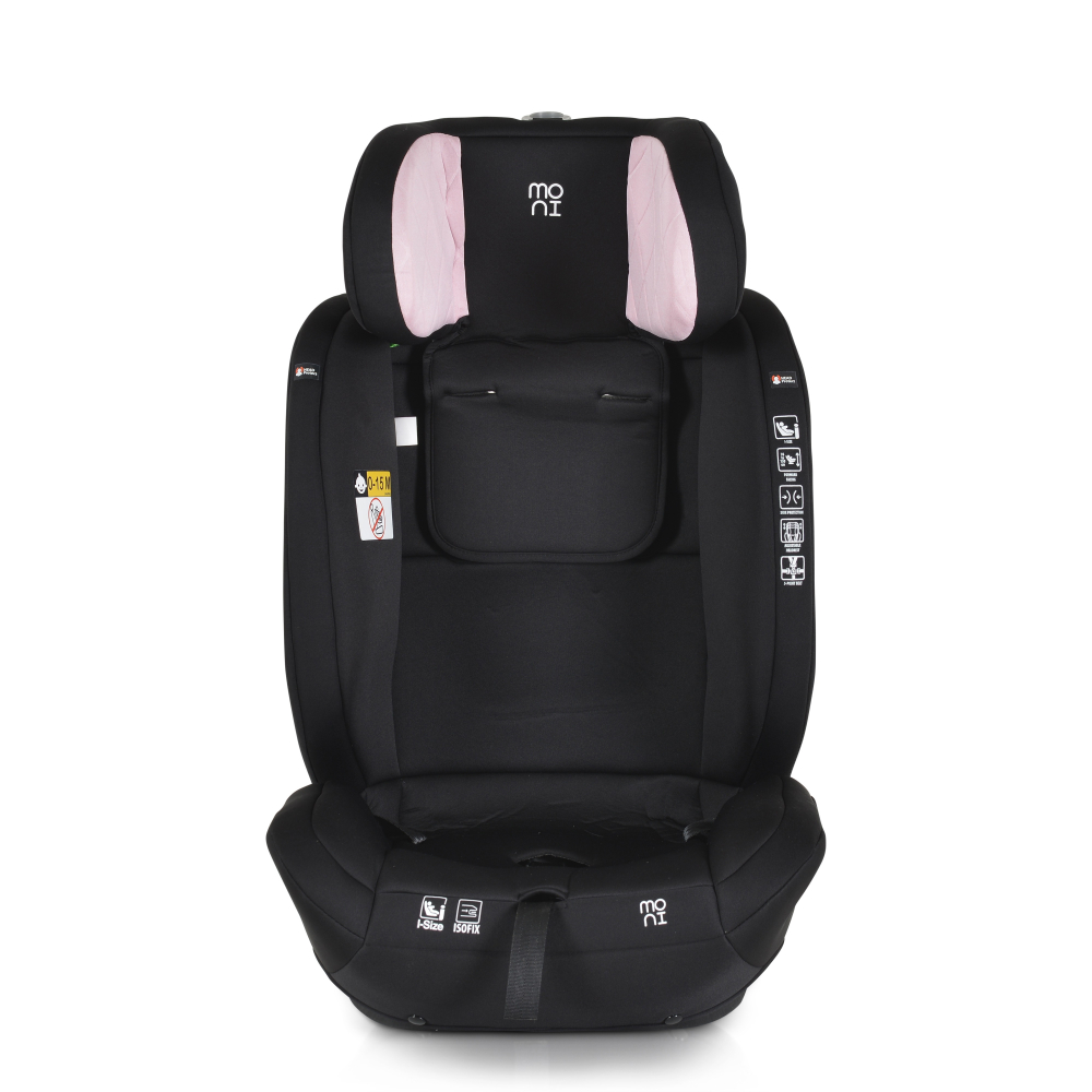 Moni I-Safe Pink - Scaun auto i-Size cu ISOFIX - imagine 3