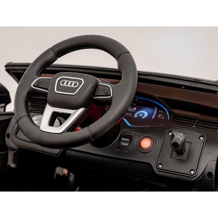 Masinuta Electrica Audi Q7 70W | Negru, Telecomanda - imagine 10