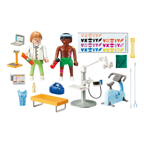 Playmobil Terapeut Fizic - Set Jucărie Medicală - imagine 2