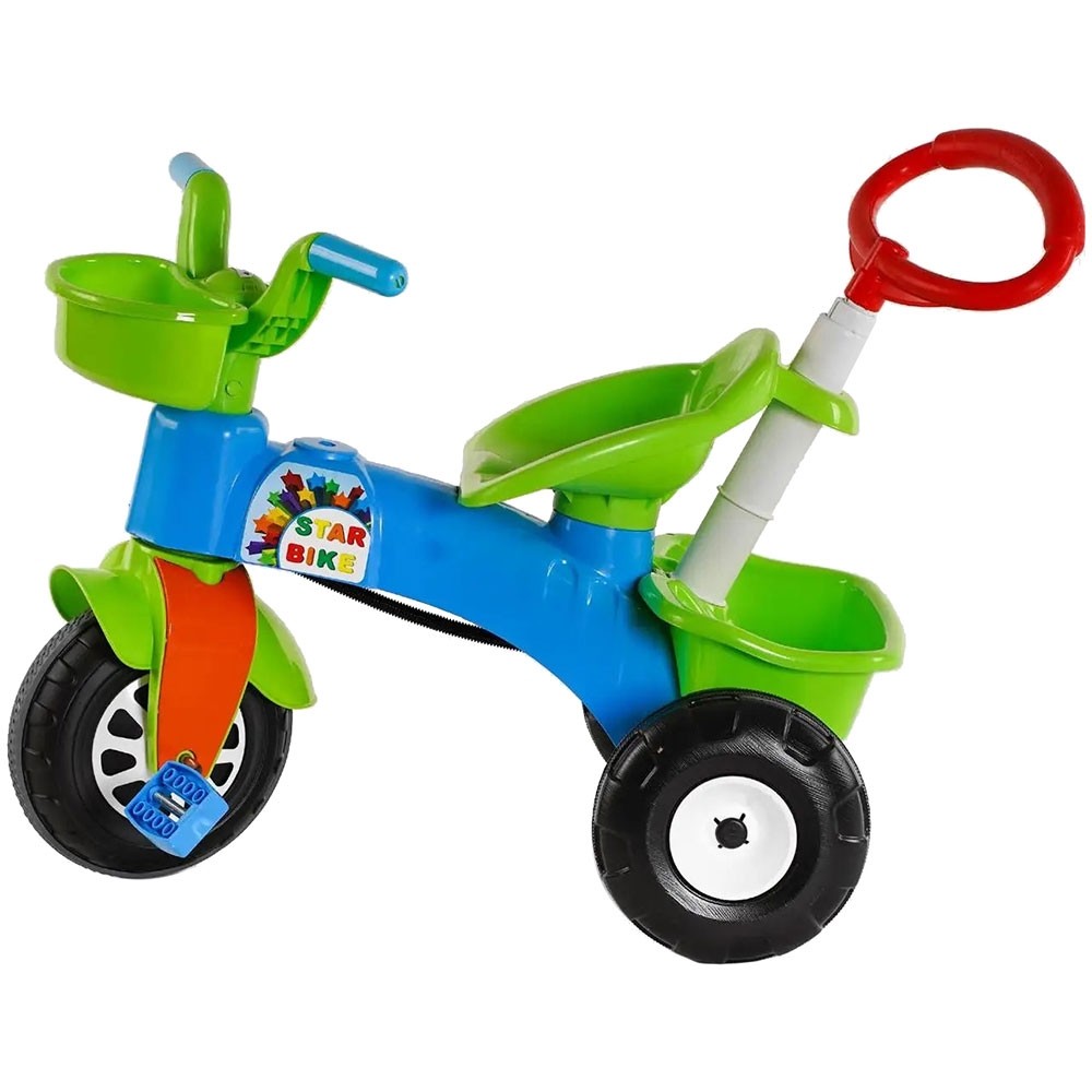 Tricicleta Pilsan Star Blue cu maner parental - imagine 2