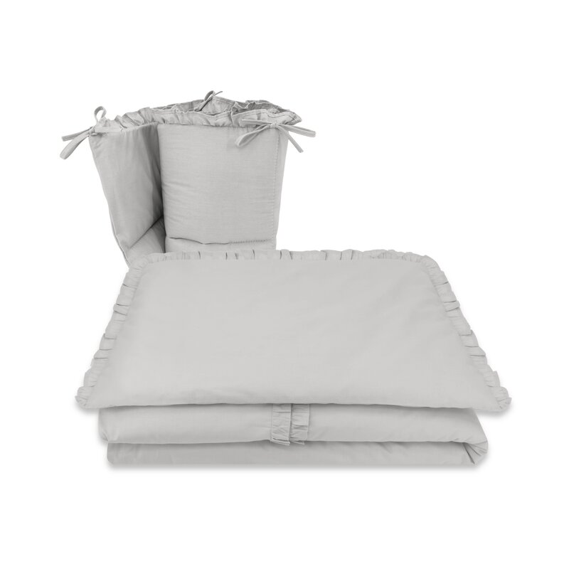 Lenjerie Patut MimiNu Royal Grey 3 Piese