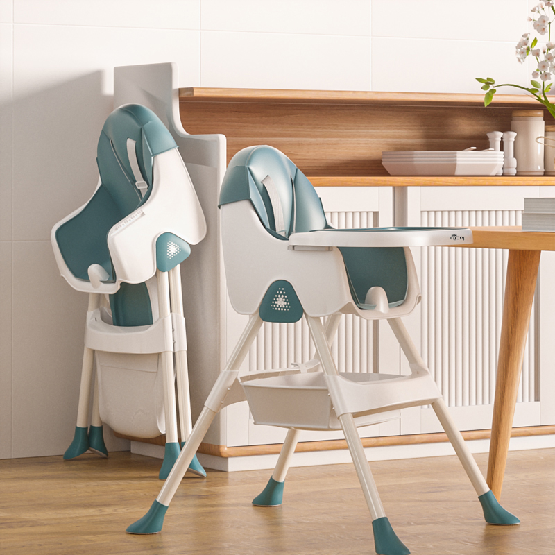 Scaun de Masa Little Mom cu Centura 5 Puncte - imagine 10