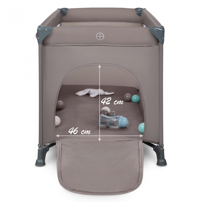 Patut Pliabil Kidwell Blissy Beige Funcțional - imagine 2