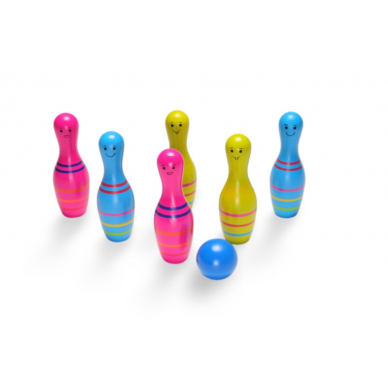 Set Bowling Lemn Skittles Jr. BS Toys - imagine 5