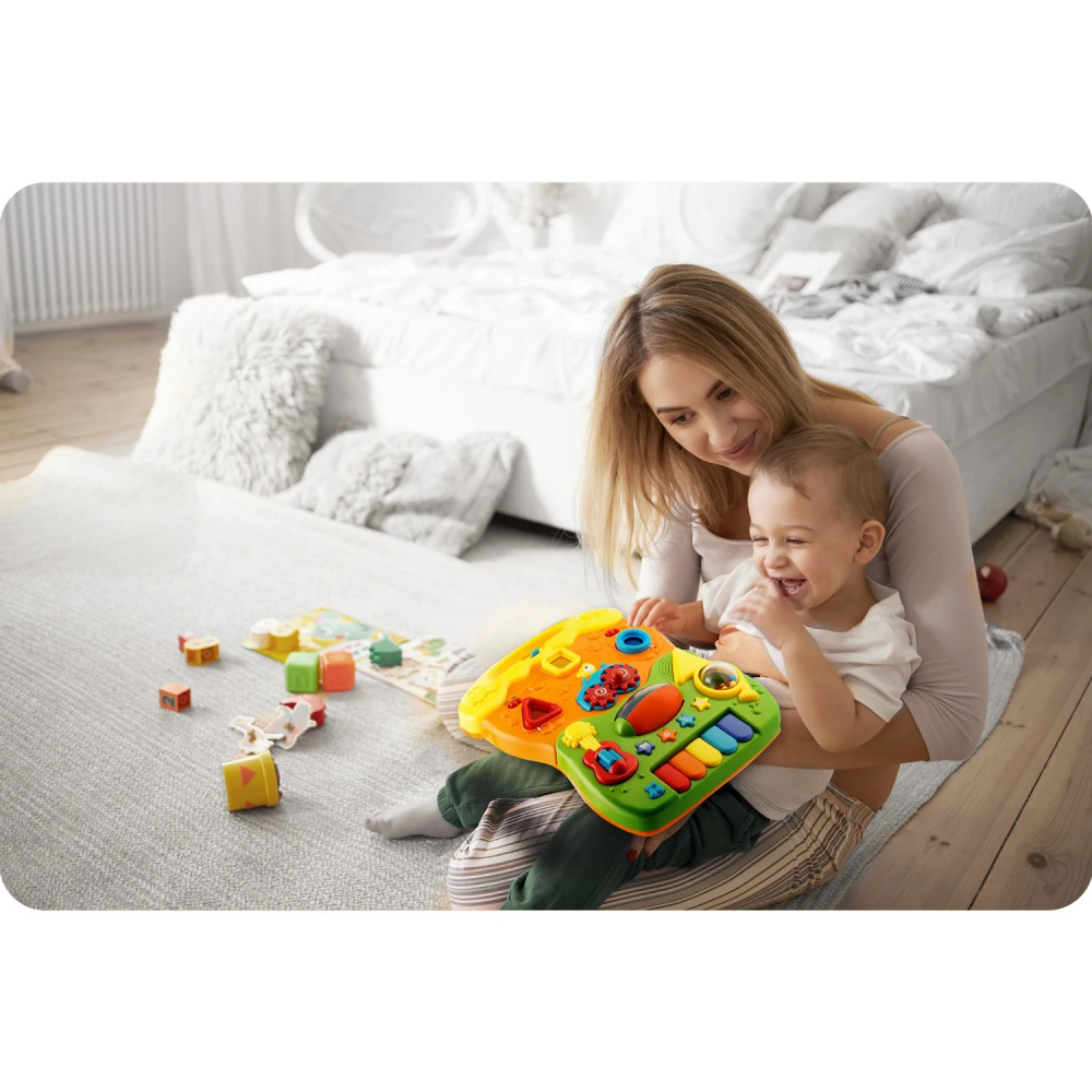 Antepremergător Ricokids 2in1 Educational, Alb - imagine 8
