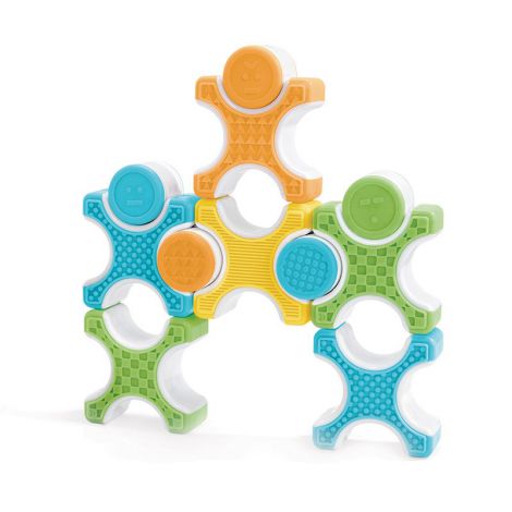 Guidecraft Grippies Stackers - Set Magnetic 16 Piese - imagine 4