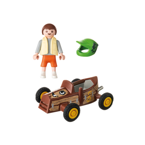 Playmobil Figurină Copil cu Kart - Aventură - imagine 2