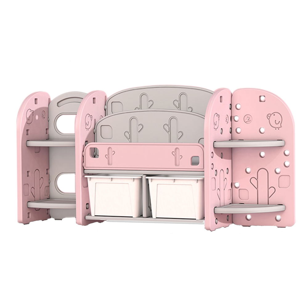 Raft Organizator Nichiduta Birds, 4 Polite, Roz - imagine 2