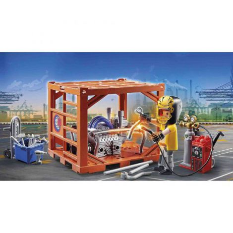 Playmobil City Action - Fabricant de Containere 70774 - imagine 3