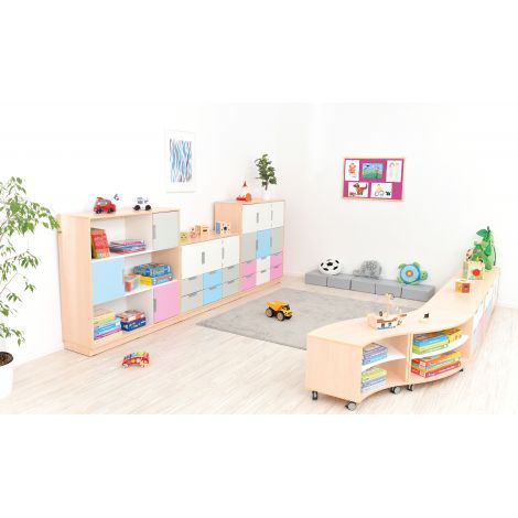 Dulap Quadro Curbat pe Roti S Moje Bambino - imagine 6