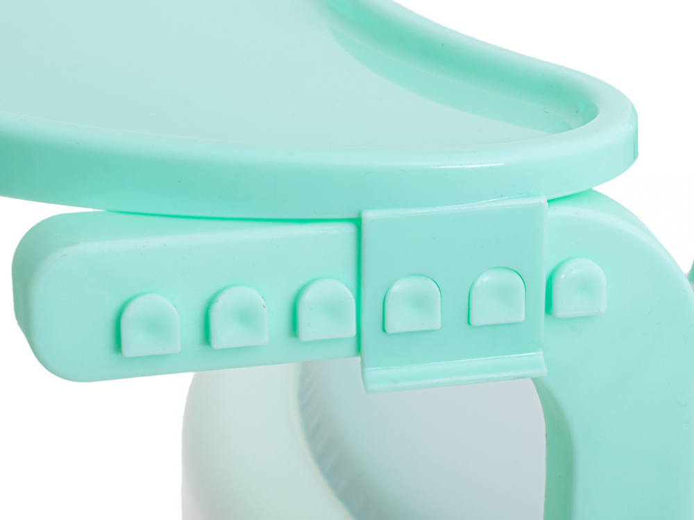 Scaun Masa Ikonka 2in1 Little Bunny Verde - imagine 4