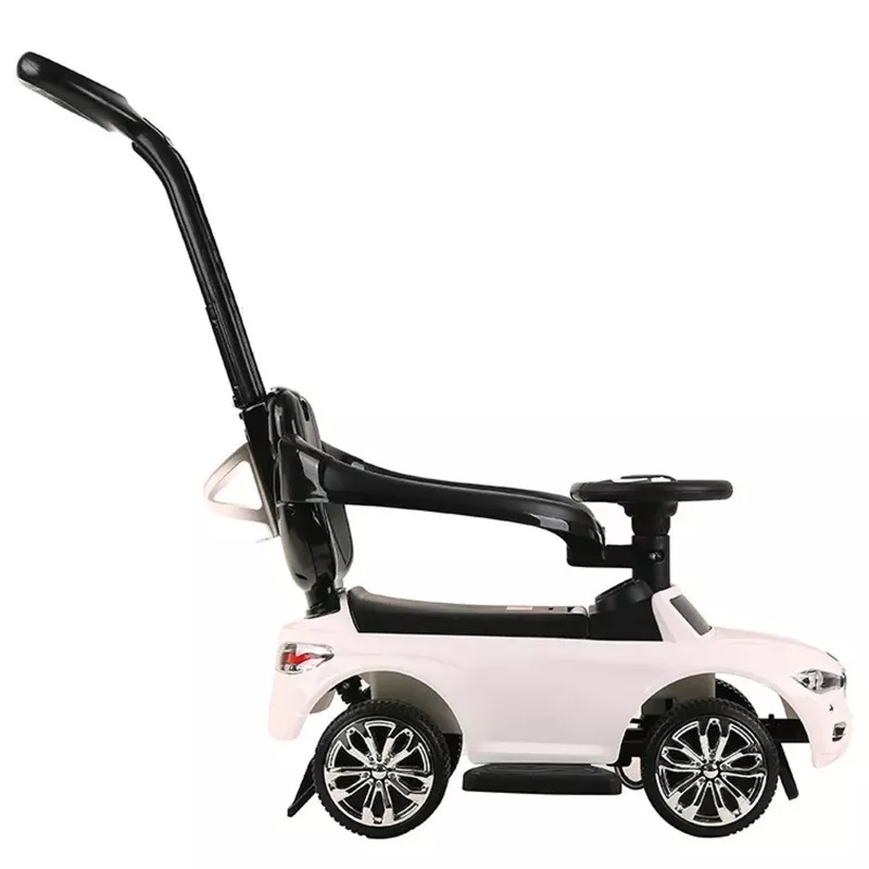 Masinuta Nicekids White cu maner parental - imagine 5