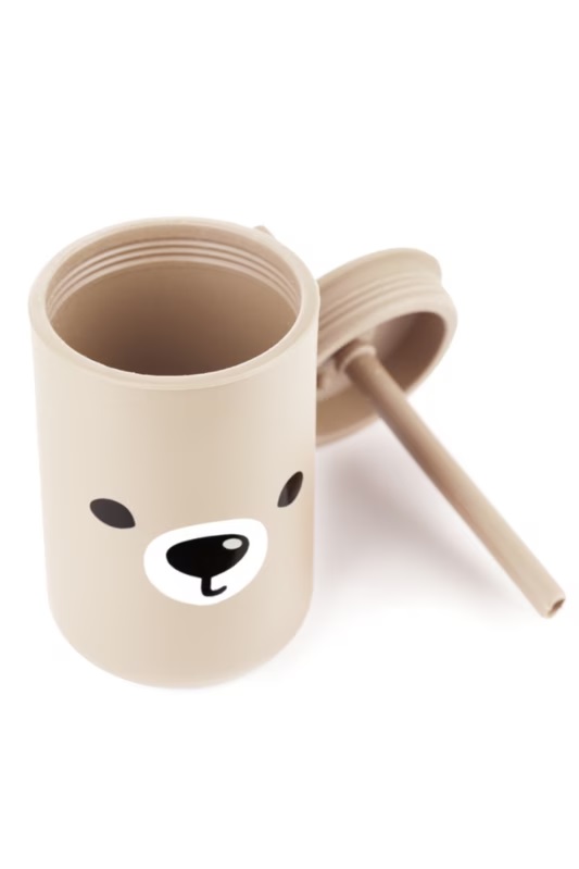 Cana Silicon Copii Kidnort Teddy 200ml Bej - imagine 3