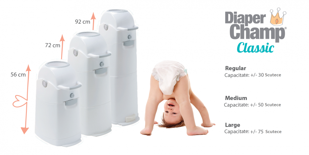Diaper Champ Cos Ermetic Scutece - imagine 6