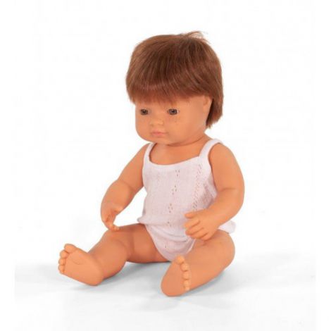 Papușă Educațională 38 cm Băiețel European Miniland