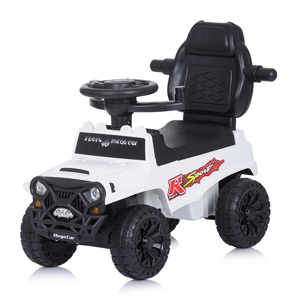 Mașinuță Chipolino Safari White cu mâner și muzică - imagine 4