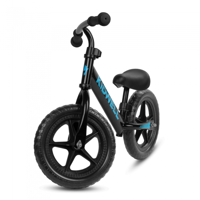 Bicicleta fără pedale Kidwell Rebel Black, 2.64 kg