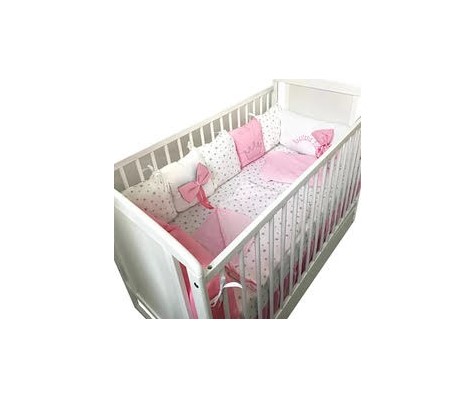Set Lenjerie Bebe Deseda cu 7 Pernute