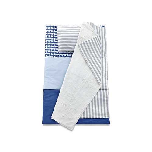BabyJem Nap Mat Indigo - Lenjerie de Călătorii