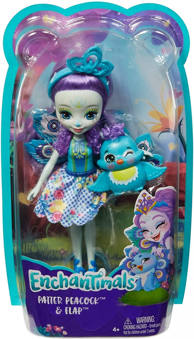 Papusa Enchantimals Patter Peacock | Prietenia Magica