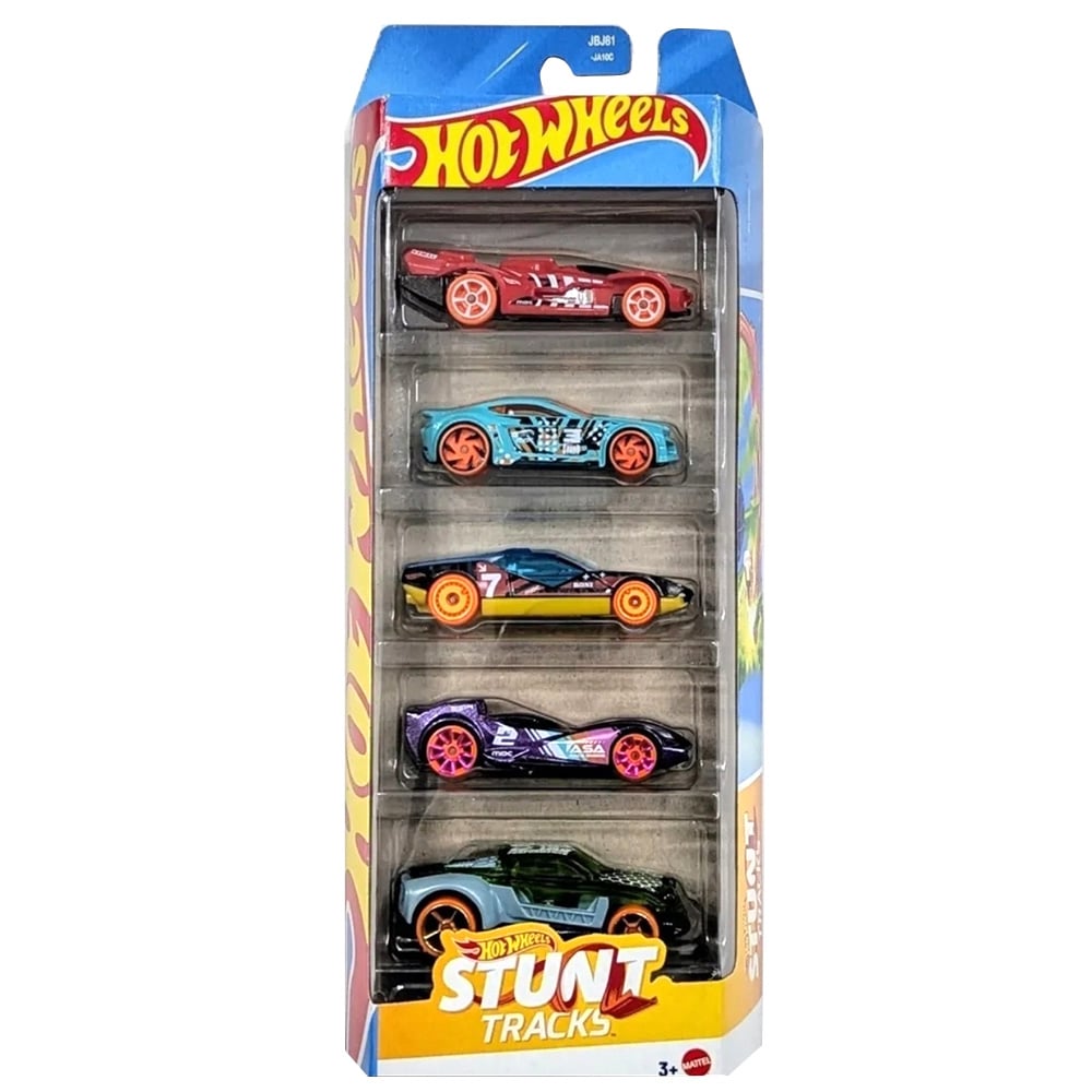 Set 5 Masinute Hot Wheels Stunt Tracks