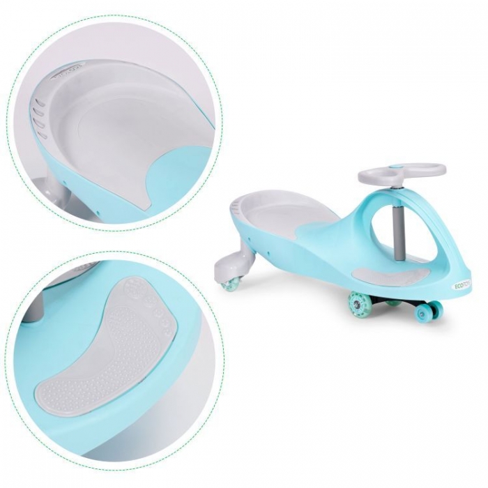 PlasmaCar Ecotoys Albastru | Fără pedale, până la 120kg - imagine 6