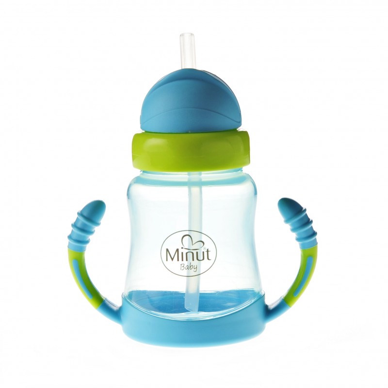 Cana Anticurgere Minut Baby 210ml cu Pai - imagine 3