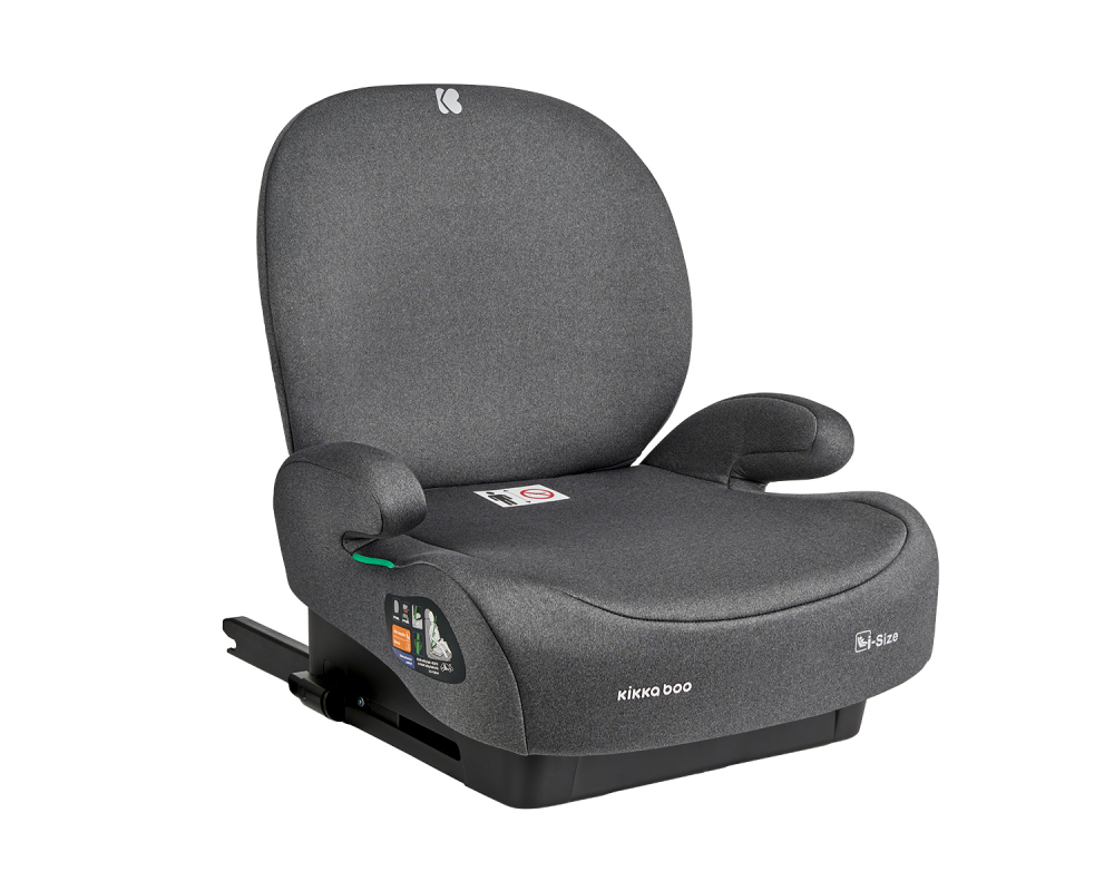 KikkaBoo i-Boost Gri ISOFIX - Scaun Auto Sigur 125-150cm - imagine 2