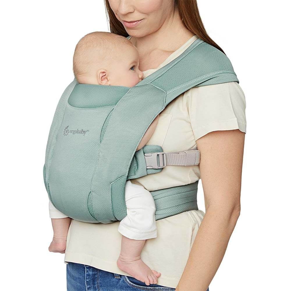 Marsupiu Ergobaby Embrace Soft Air Mesh Sage