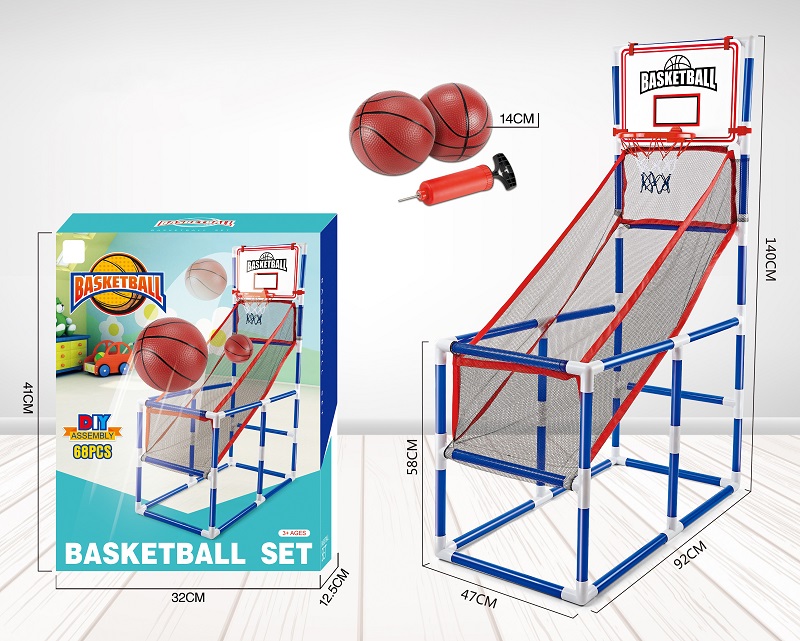 Set Baschet Ikonka Portabil pentru Copii
