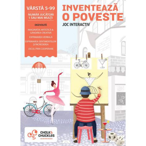 Inventează Poveți Joc Creativ | Chalk and Chuckles