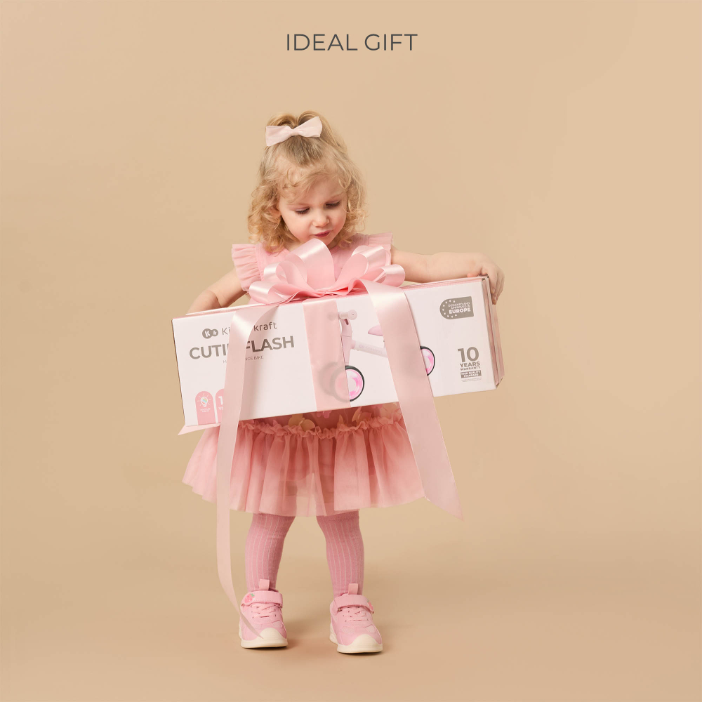 Kinderkraft Cutie Flash Pink - Primul Ride On - imagine 3