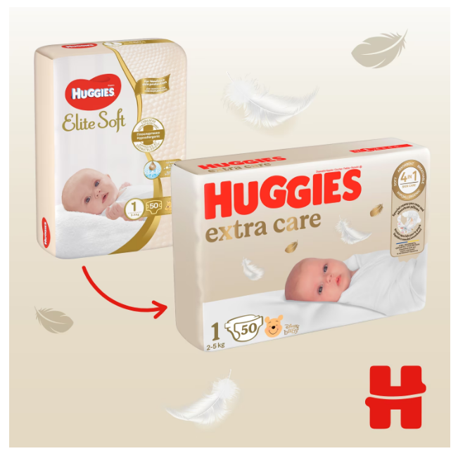Scutece Huggies Elite Soft | Confort Superior - imagine 4