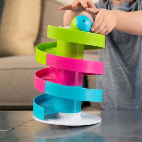 Turnulet cu bile Wobble Run Fat Brain Toys - imagine 3