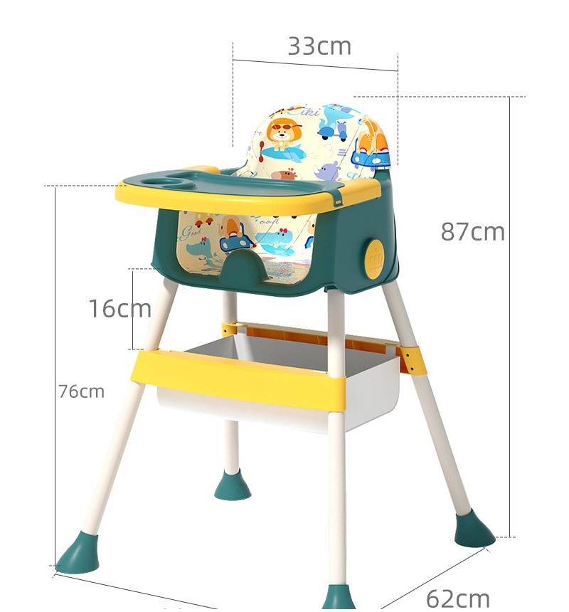 Scaun Little Mom Jungle Pink 2în1 Pliabil - imagine 10
