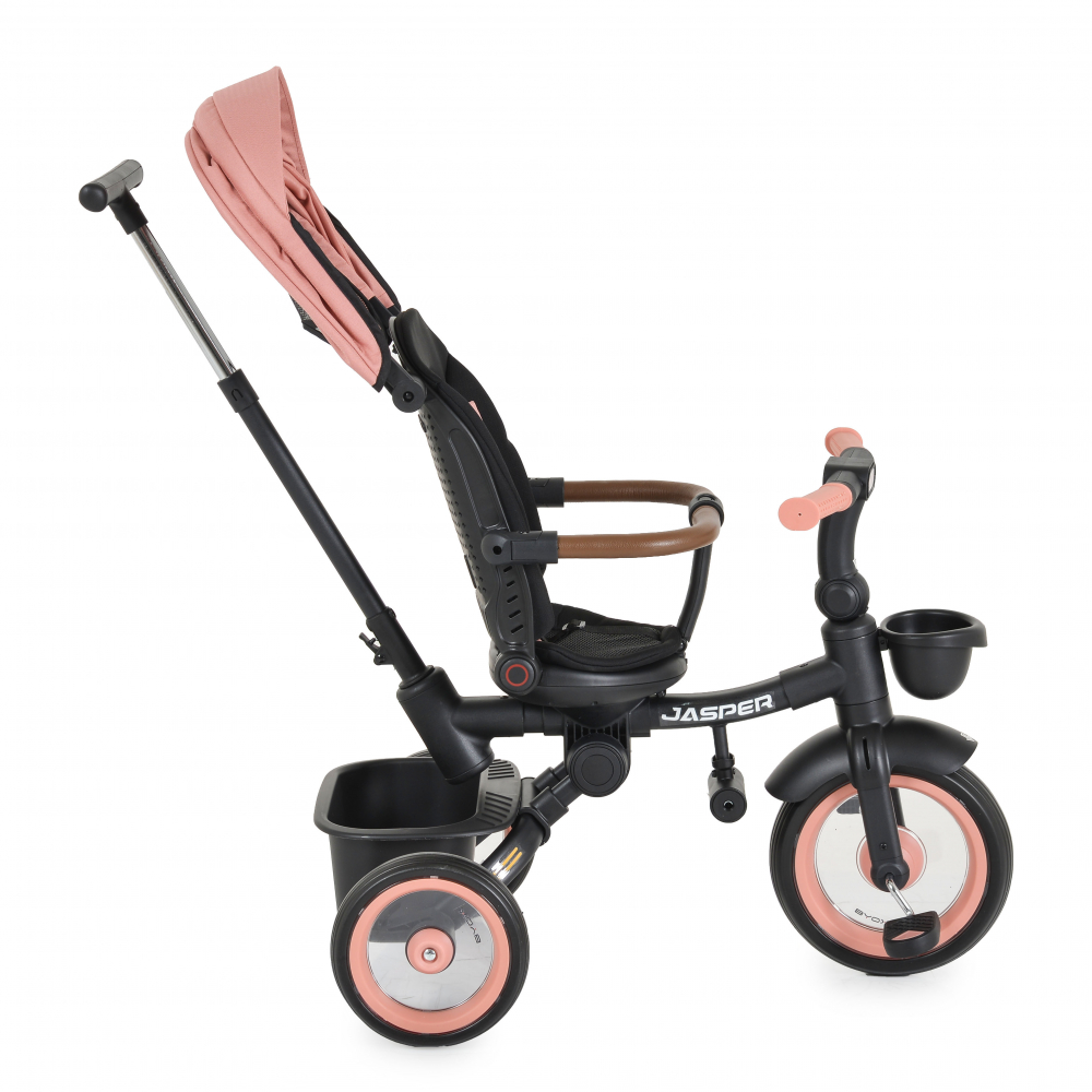 Tricicleta Byox Jasper Pink cu Maner Parental - imagine 5