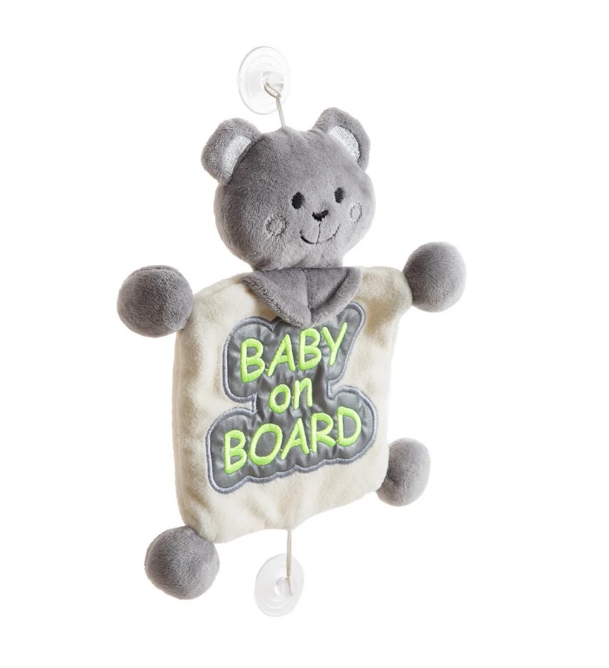 Semn Reflectorizant Baby on Board BabyJem Verde - imagine 4