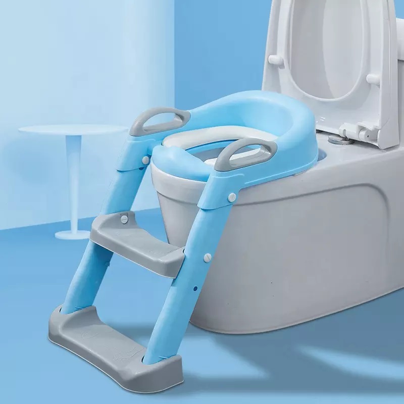 Reductor Toaleta Little Mom Grow Up Blue, Pliabil - imagine 2