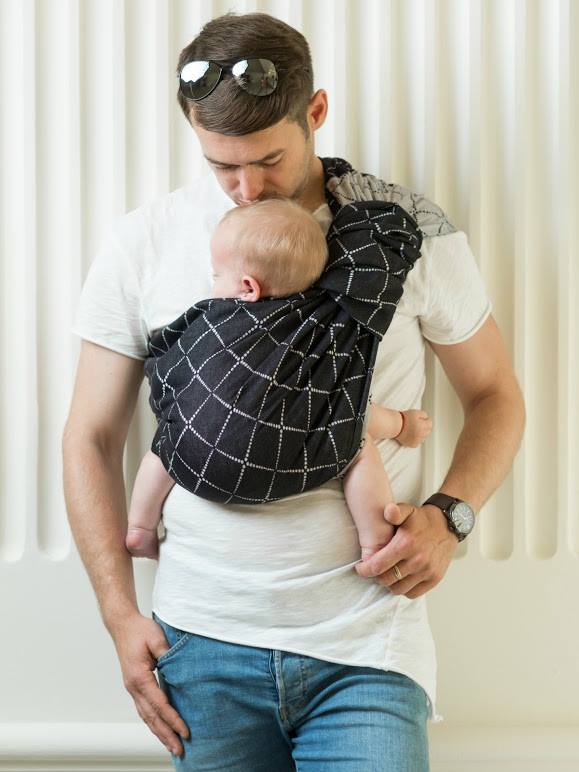 Sling Isara Diamonda, Jacquard Premium, GOTS - imagine 4