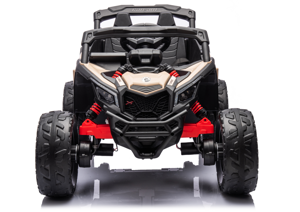 Masinuta Can Am UTV Electrica Leantoys - Kaki - imagine 4