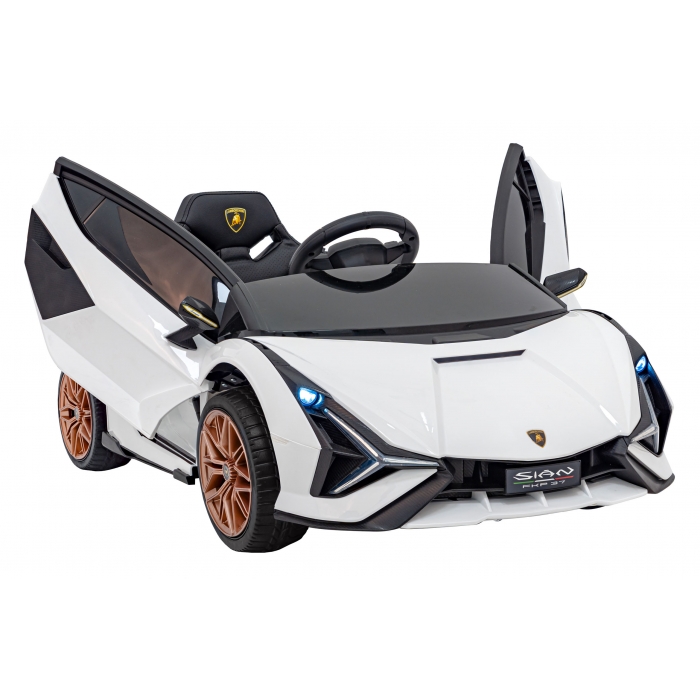 Masinuta Electrica Lamborghini Sian Alb 106W | 2 Locuri - imagine 9