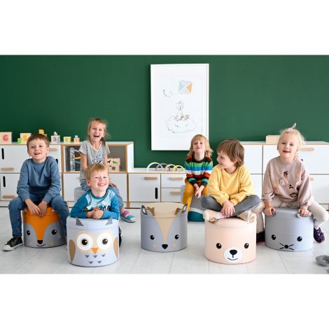 Puf Soricel Moje Bambino | Mobilier Copii - imagine 3