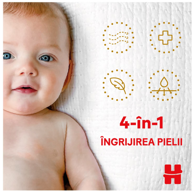 Scutece Huggies Extra Care 3, 6-10 kg, 72 buc - imagine 2