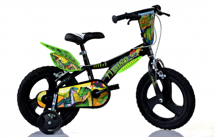 Bicicleta Dino Bikes 16 Inch Dinosaur Verde