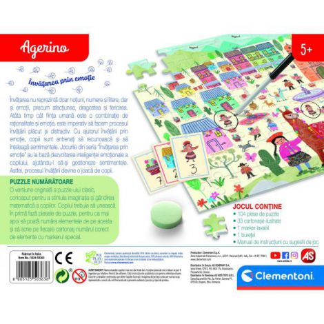 Clementoni Puzzle Număratoare | Învățare Matematică - imagine 4