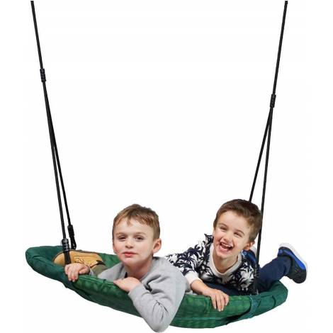 Leagan Copii Tip Cuib KBT, 100 cm, Verde - imagine 3